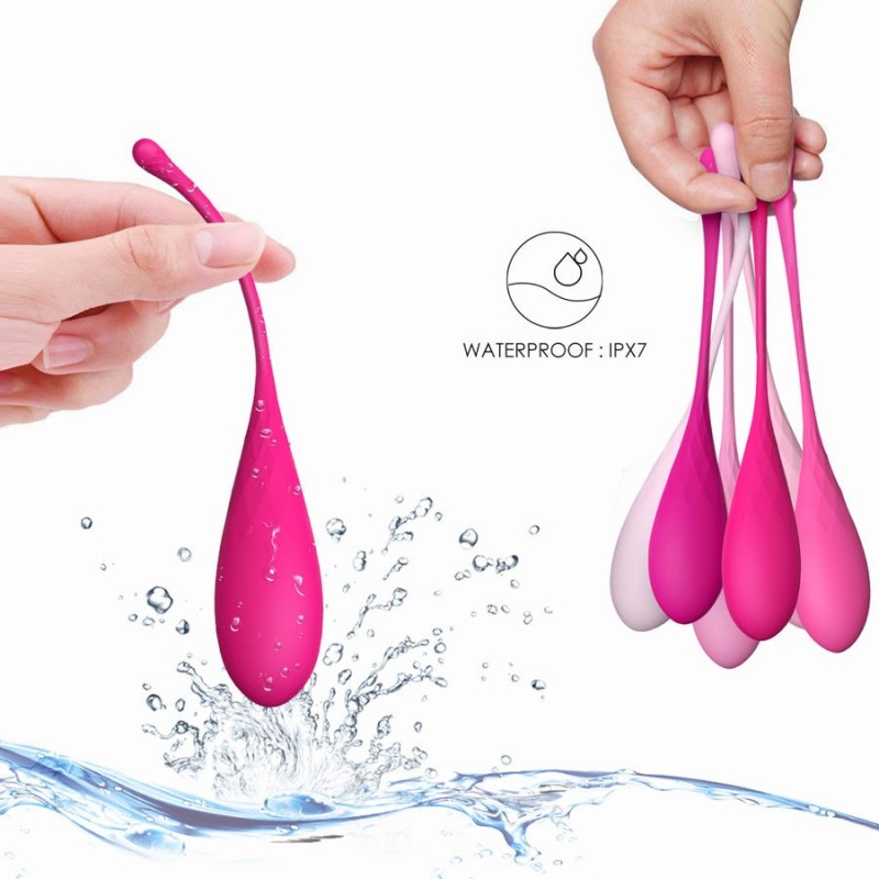 Leslie - Set Per Allenamento Muscoli Pelvici Kegel Fit 6 Pezzi - LESLIE - Ovetti Palline Sfere | erosidea.com