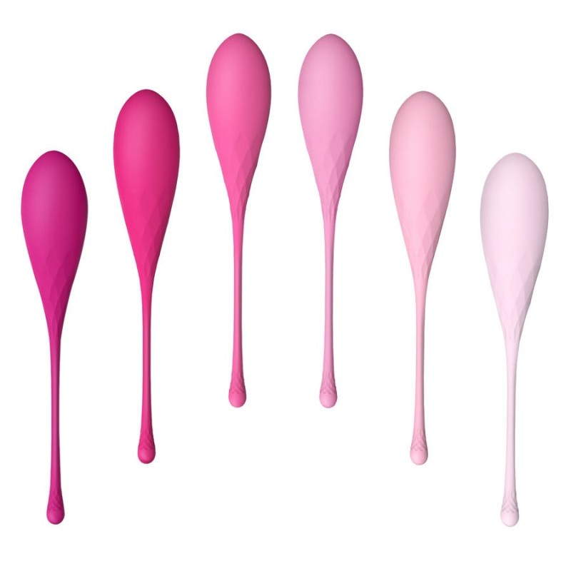 Leslie - Set Per Allenamento Muscoli Pelvici Kegel Fit 6 Pezzi - LESLIE - Ovetti Palline Sfere | erosidea.com