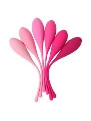 Leslie - Set Per Allenamento Muscoli Pelvici Kegel Fit 6 Pezzi - LESLIE - Ovetti Palline Sfere | erosidea.com