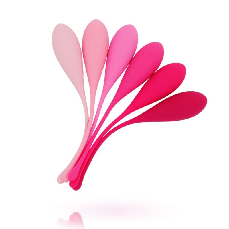 Leslie - Set Per Allenamento Muscoli Pelvici Kegel Fit 6 Pezzi - LESLIE - Ovetti Palline Sfere | erosidea.com