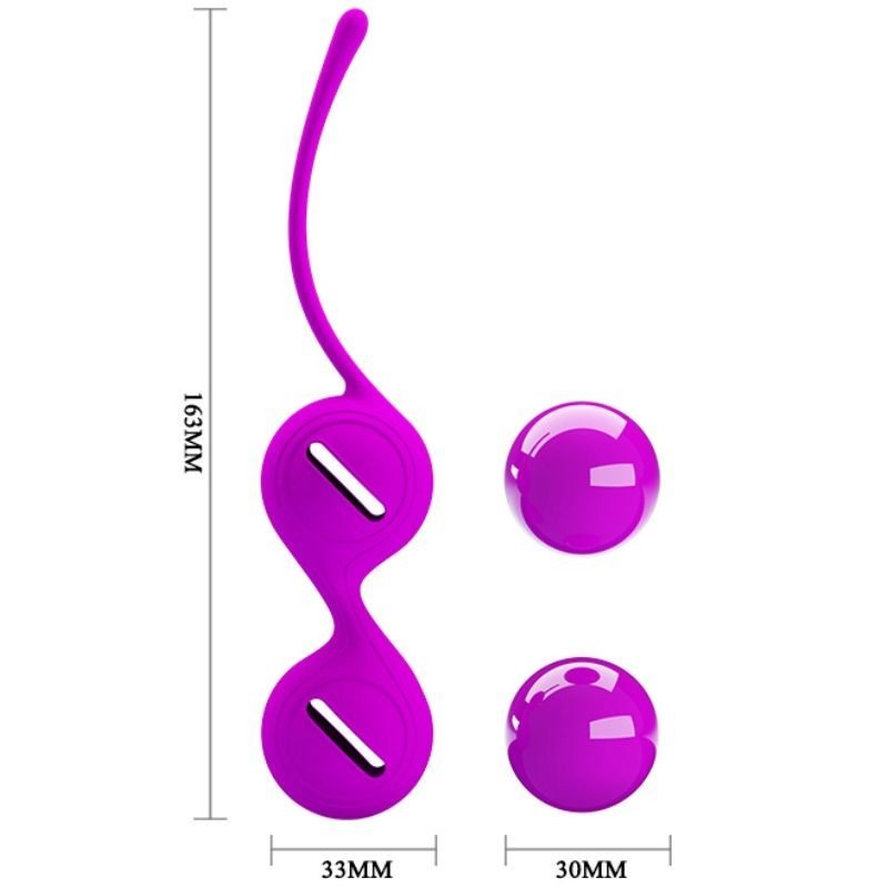 Pretty Love - Sfere Orgasmiche Kegel Stringi I Lilla - PRETTY LOVE FLIRTATION - Ovetti Palline Sfere | erosidea.com