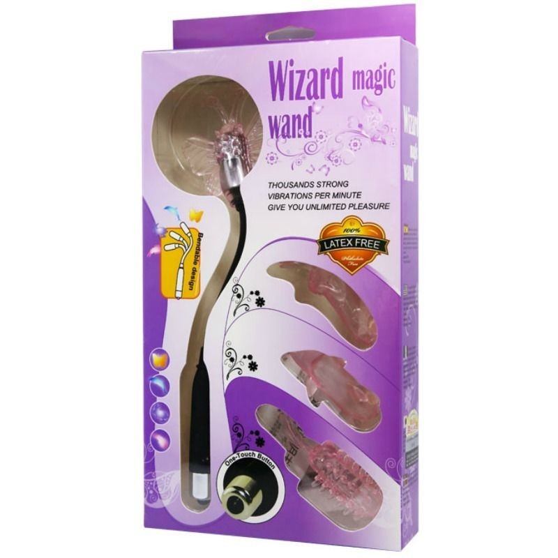 Wand Stimolatore Wizard Con Vibrazione - BAILE STIMULATING - Magic Wand | erosidea.com