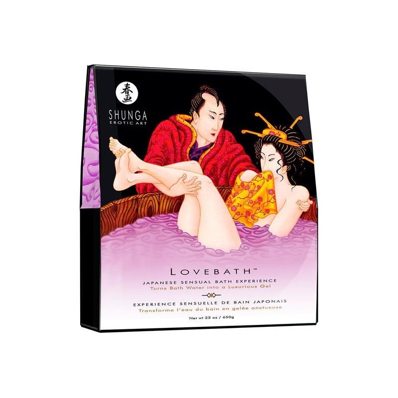 LOVEBATH LOTUS SENSUALE - SHUNGA BATH EXPERIENCE - Lubrificanti Aromatizzati | erosidea.com