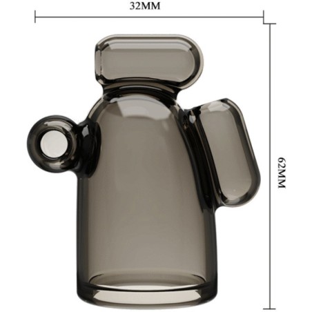 Baile - Copertura Vibrante Cappuccio Vibrante In Cristallo I - BAILE FOR HIM - Guaine e Prolunghe | erosidea.com