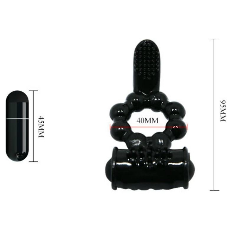Baile Anello Sweet Anello Con Doppio Stimolatore - BAILE FOR HIM - Anelli Fallici | erosidea.com