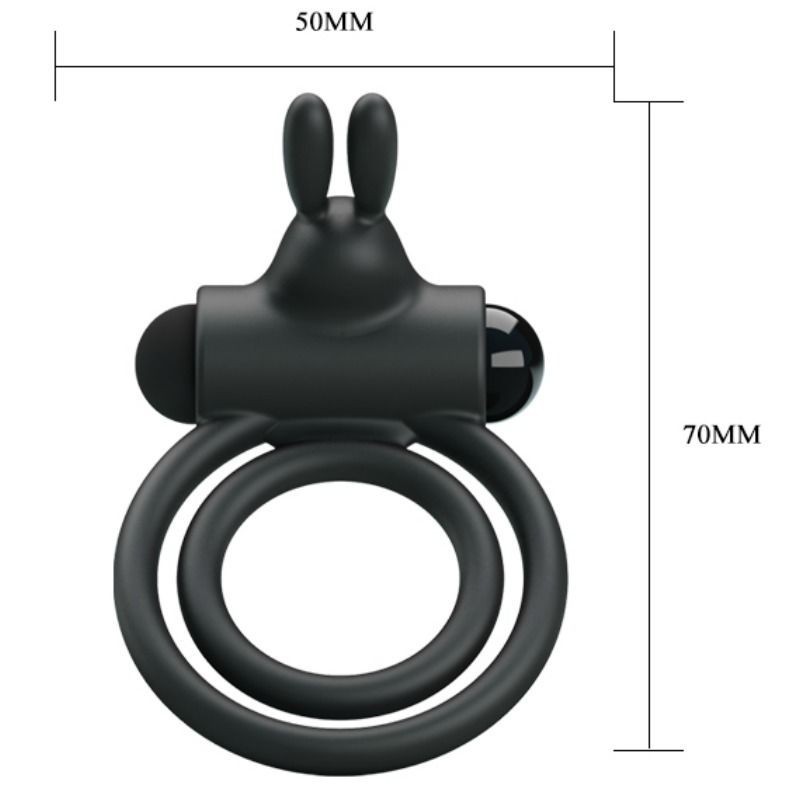 Vibratore Anello In Silicone Osmond - PRETTY LOVE - Vibratori | erosidea.com