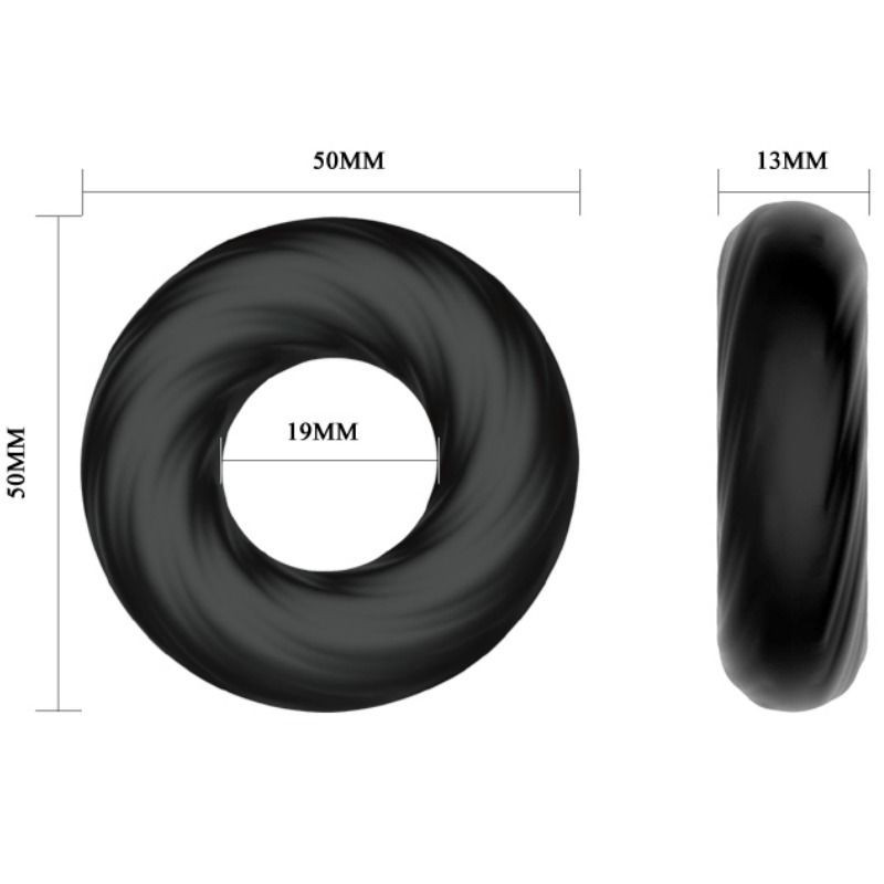 Crazy Bull - Anello In Silicone A Spirale - CRAZY BULL - Anelli Fallici | erosidea.com
