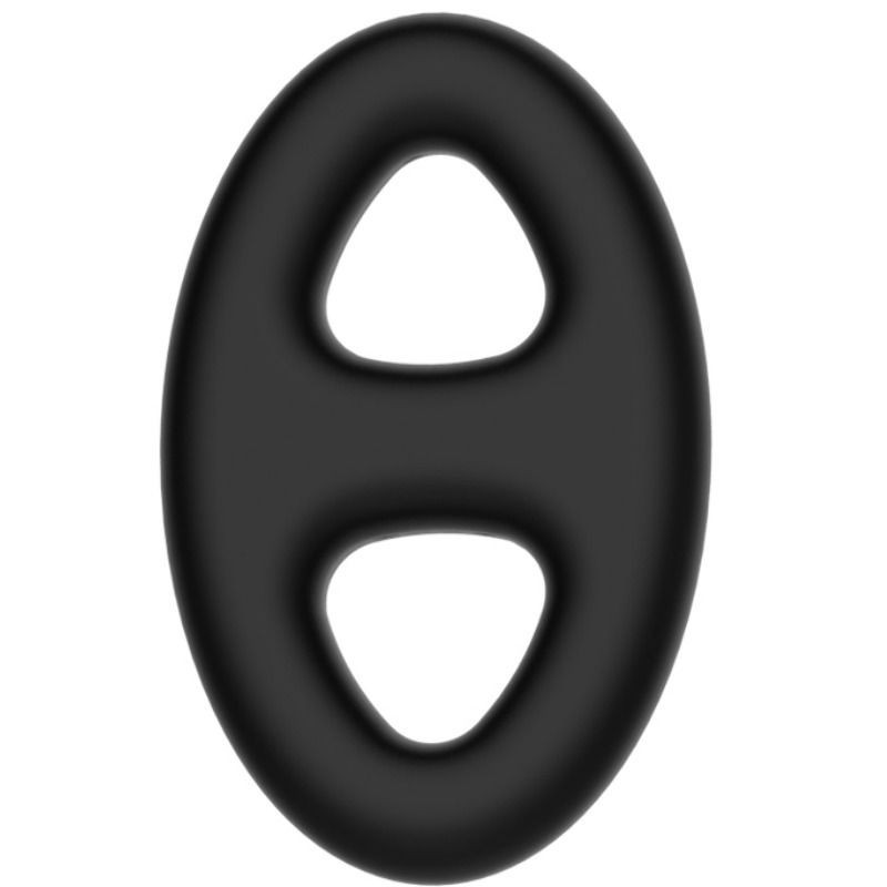 Crazy Bull - Anello Doppio Ovale In Silicone - CRAZY BULL - Anelli Fallici | erosidea.com