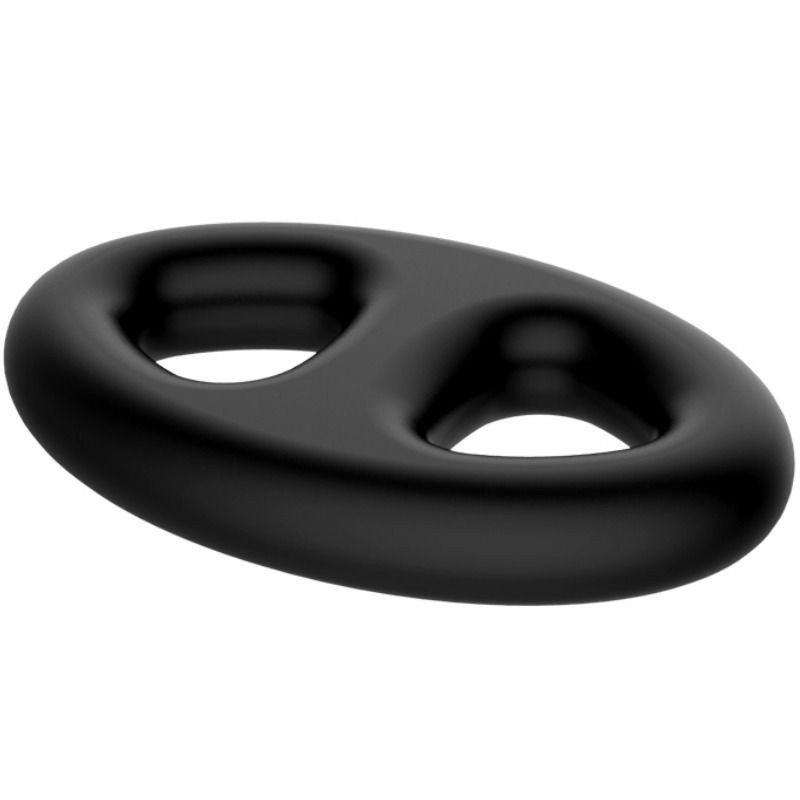 Crazy Bull - Anello Doppio Ovale In Silicone - CRAZY BULL - Anelli Fallici | erosidea.com