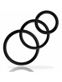 Addicted Toys - Set Di Anelli Per Pene Nero - Addicted Toys - Anelli Fallici | erosidea.com