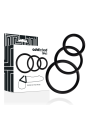 Addicted Toys - Set Di Anelli Per Pene Nero - Addicted Toys - Anelli Fallici | erosidea.com