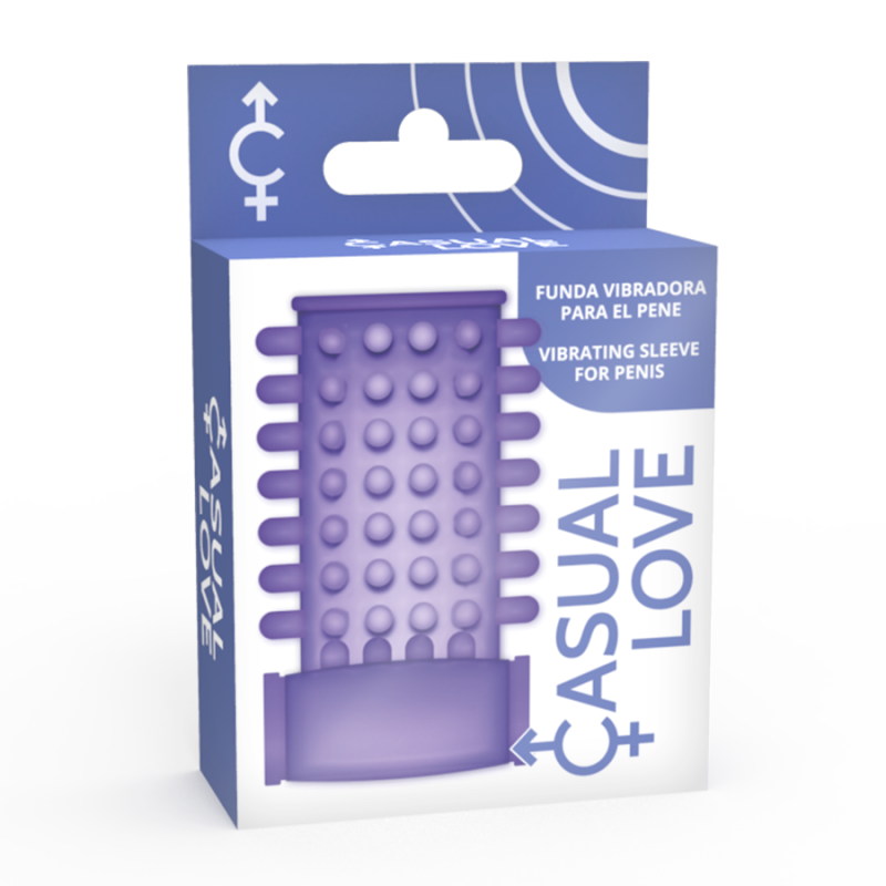 Vibratore Casual Love Copertura Per Pene Lilla Anello - CASUAL LOVE - Vibratori | erosidea.com