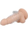 Vibratore Casual Love Copertura Per Pene Trasparente Con Anello - CASUAL LOVE - Guaine e Prolunghe | erosidea.com