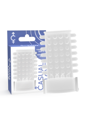 Vibratore Casual Love Copertura Per Pene Trasparente Con Anello - CASUAL LOVE - Guaine e Prolunghe | erosidea.com