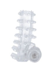 Vibratore Casual Love Copertura Per Pene Trasparente Con Anello - CASUAL LOVE - Guaine e Prolunghe | erosidea.com