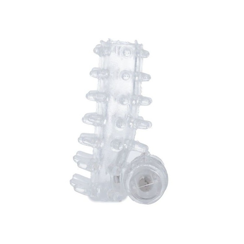Vibratore Casual Love Copertura Per Pene Trasparente Con Anello - CASUAL LOVE - Guaine e Prolunghe | erosidea.com