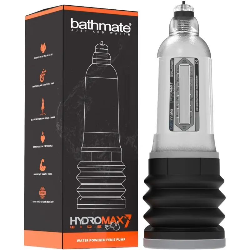 Bathmate - Hydromax 7 Wide Boy X30 Trasparente - BATHMATE - Pompe e Sviluppatori Pene | erosidea.com