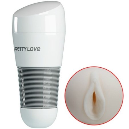 Pretty Love - Masturbatore Vagina Bianco Kitty - PRETTY LOVE MALE - Masturbatori Vagina | erosidea.com