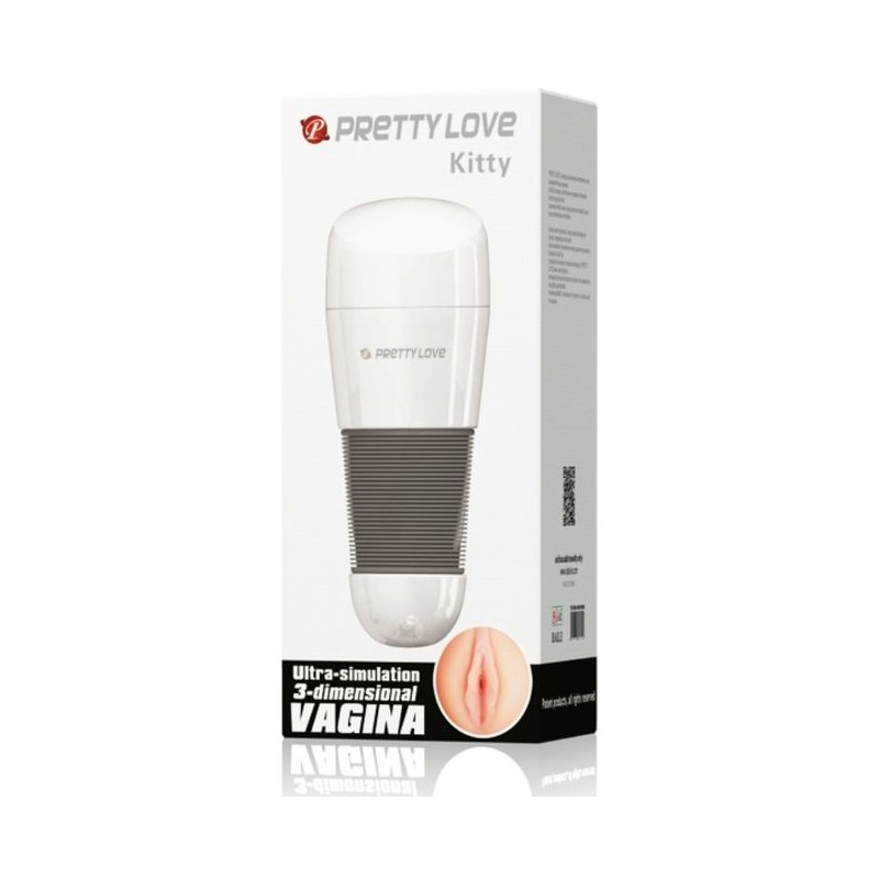 Pretty Love - Masturbatore Vagina Bianco Kitty - PRETTY LOVE MALE - Masturbatori Vagina | erosidea.com
