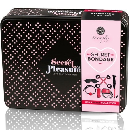 Secretplay - Bdsm Set 6 Pcs Rossa Collection - SECRETPLAY 100% FETISH - Kit Bondage e Sadomaso | erosidea.com