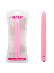 Vibratore Glossy Slim Rosa - GLOSSY - Vibratori | erosidea.com