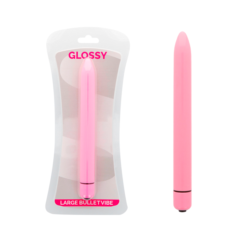 Vibratore Glossy Slim Rosa - GLOSSY - Vibratori | erosidea.com