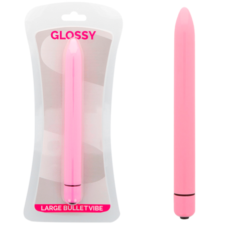 Vibratore Glossy Slim Rosa - GLOSSY - Vibratori | erosidea.com