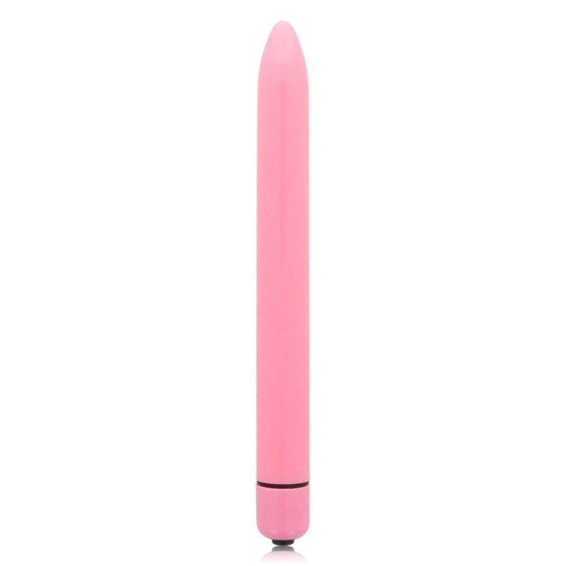 Vibratore Glossy Slim Rosa - GLOSSY - Vibratori | erosidea.com