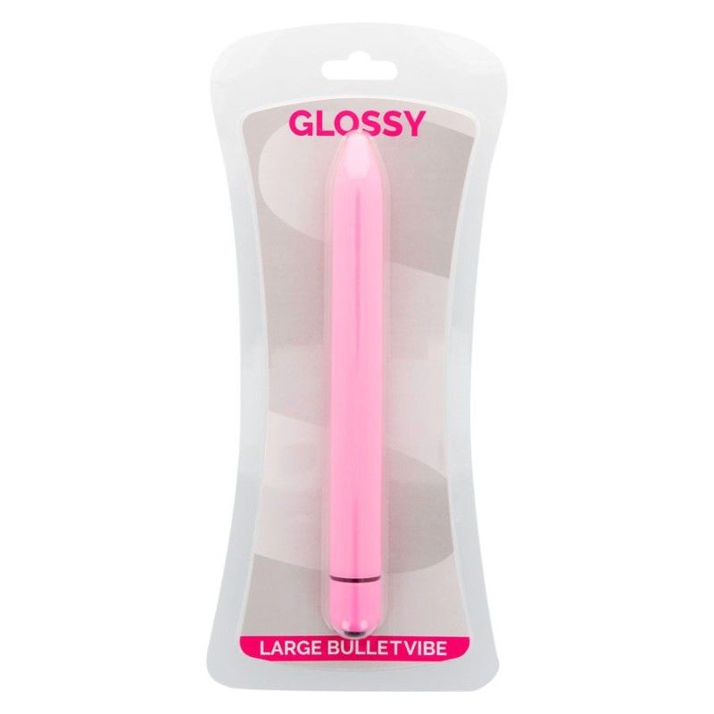 Vibratore Glossy Slim Rosa - GLOSSY - Vibratori | erosidea.com