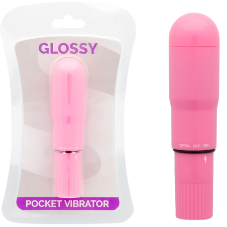Vibratore Glossy Tascabile Deep Rose - GLOSSY - Vibratori | erosidea.com