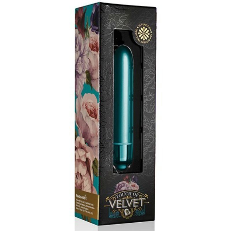 Rocks-Off - Pallotto Vibrante Tocco Di Petali Di Pavone In Velluto - ROCKS-OFF - Vibratori | erosidea.com