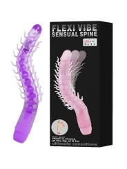 Baile Dildo Vibrante Flessibile Sensual Spine Flexi Vibe Lilla 23.5 Cm - BAILE - Dildo Speciali | erosidea.com