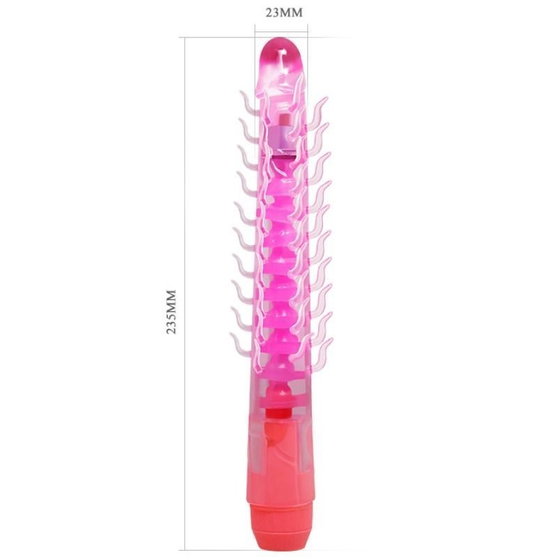 Baile Dildo Vibrante Flessibile Sensual Spine Flexi Vibe Lilla 23.5 Cm - BAILE - Dildo Speciali | erosidea.com
