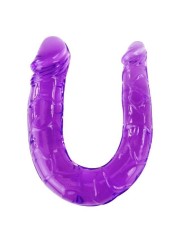 Doppio Dildo In Jelly Flessibile Lilla - BAILE ANAL - Dildo Doppi | erosidea.com