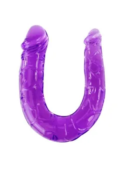 Doppio Dildo In Jelly Flessibile Lilla