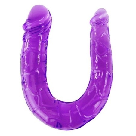 Doppio Dildo In Jelly Flessibile Lilla - BAILE ANAL - Dildo Doppi | erosidea.com