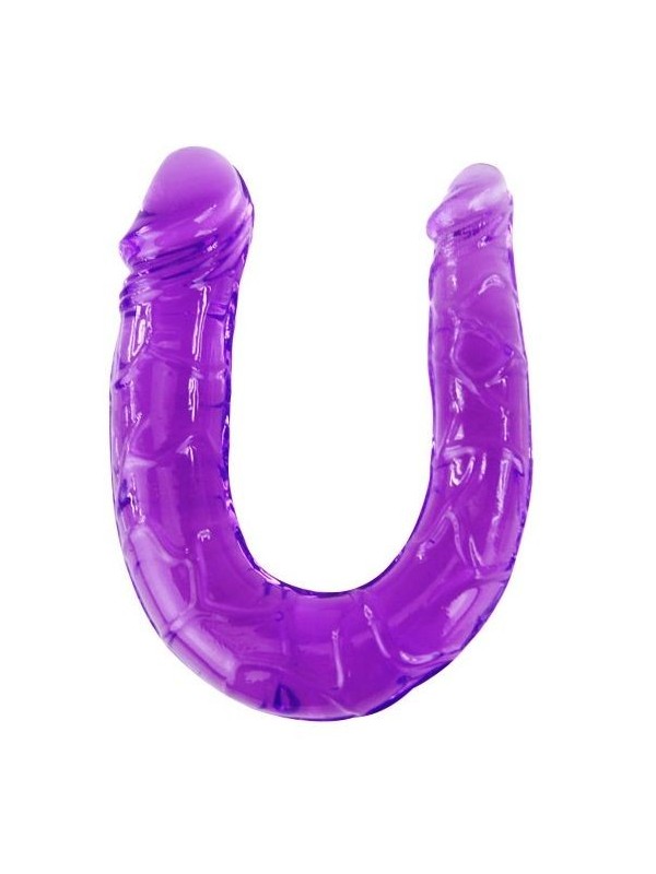 Doppio Dildo In Jelly Flessibile Lilla - BAILE ANAL - Dildo Doppi | erosidea.com
