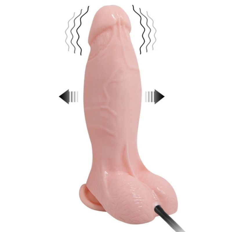 Dildo Vibrante E Gonfiabile Realistico 18.8 Cm - BAILE - Dildo Realistici | erosidea.com
