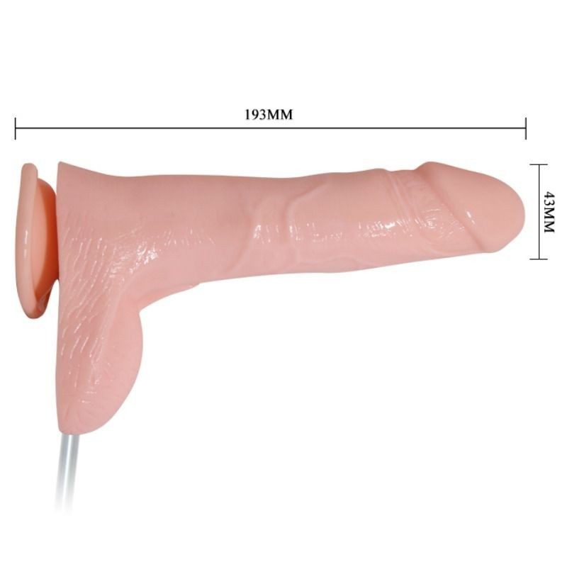 Baile Waterspray Con Funzione Vibrante Ed Eiaculazione Del Pene - BAILE - Dildo Realistici | erosidea.com