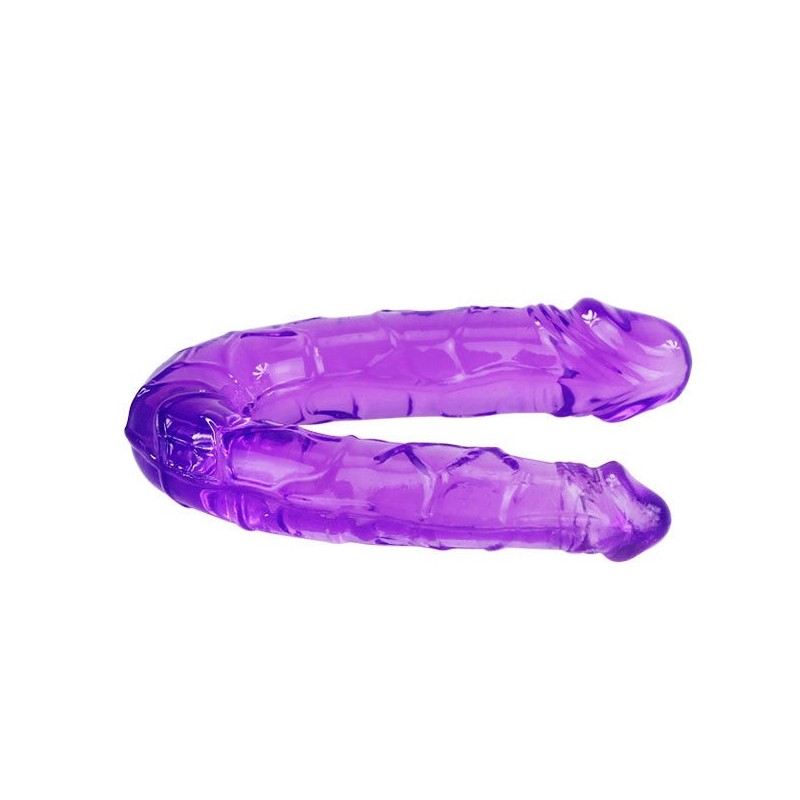 Doppio Dildo In Jelly Flessibile Lilla - BAILE ANAL - Dildo Doppi | erosidea.com