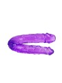 Doppio Dildo In Jelly Flessibile Lilla - BAILE ANAL - Dildo Doppi | erosidea.com