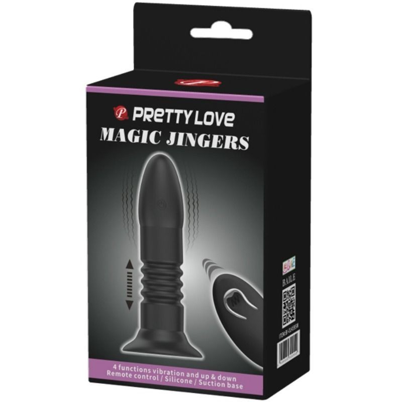 Pretty Love - Plug Magic Jinger Su E Gi™ E Vibrazione - PRETTY LOVE BOTTOM - Plug e Catene Anali | erosidea.com