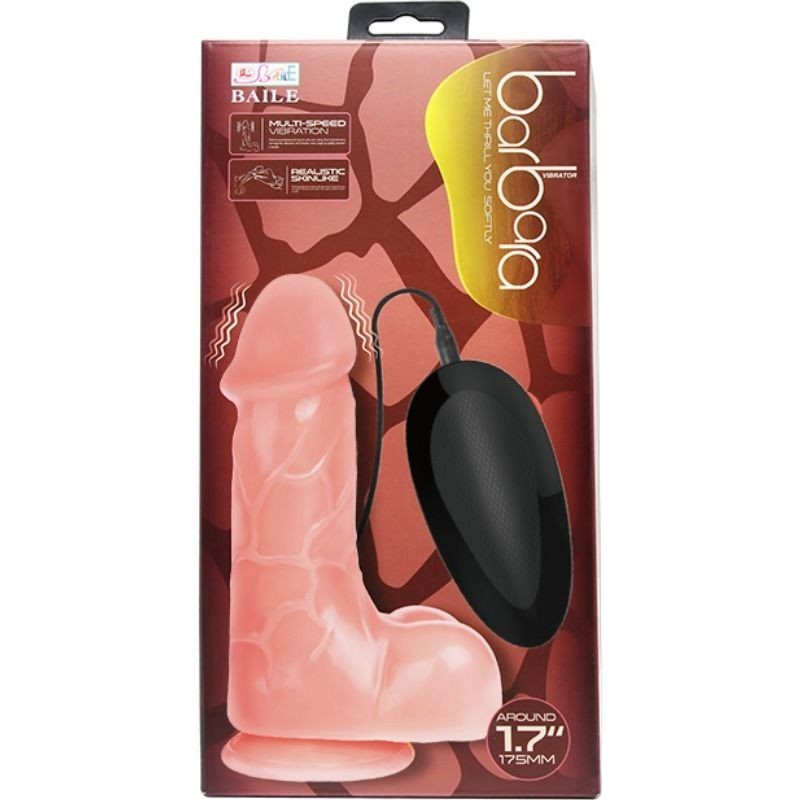 Vibratore Realistico Naturale Barbara - BAILE - Dildo Realistici | erosidea.com