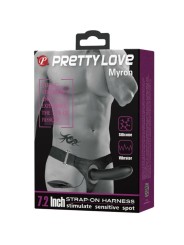 Strap On Pretty Love Abbasbailea Love Myron Con Vibrazione E Dildo Cavo - PRETTY LOVE - Strap-on e Imbracature | erosidea.com