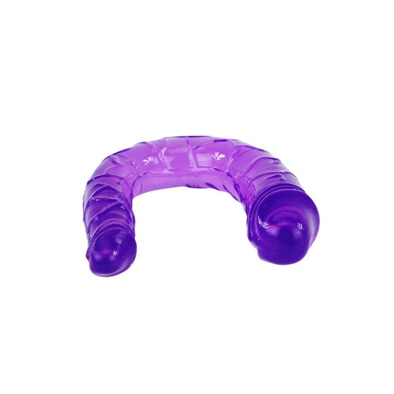 Doppio Dildo In Jelly Flessibile Lilla - BAILE ANAL - Dildo Doppi | erosidea.com