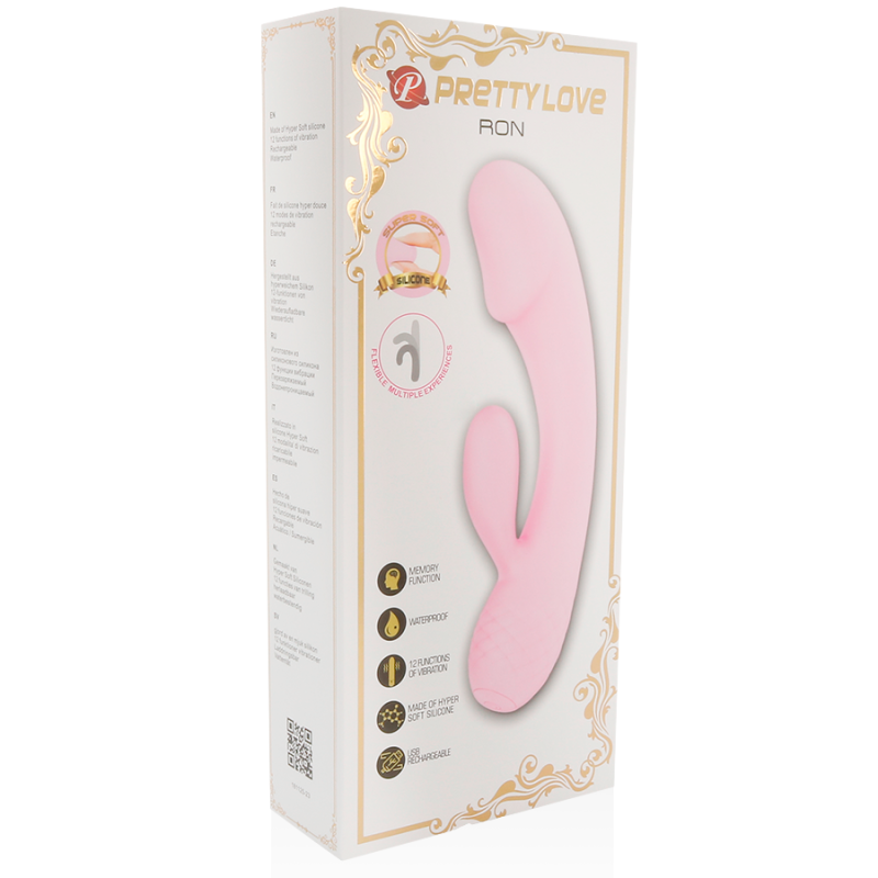Pretty Love - Vibratore Intelligente Ron Con Rabbit - PRETTY LOVE - Vibratori Rabbit | erosidea.com
