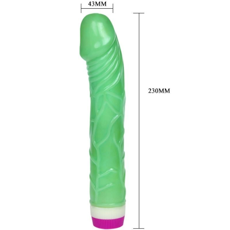 Vibratore Onde Di Piacere 23 Cm Verde - BAILE VIBRATORS - Vibratori | erosidea.com