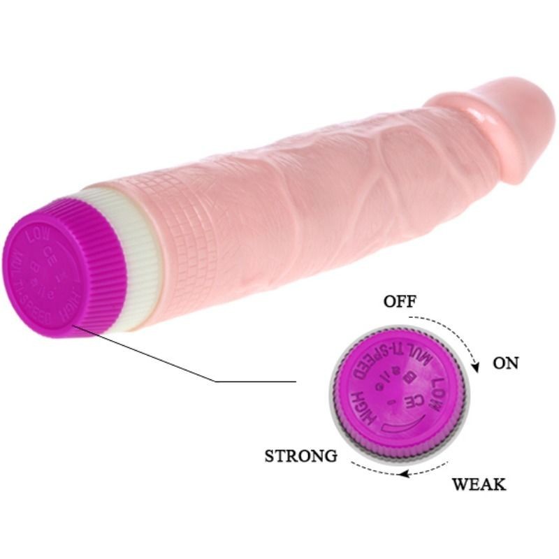 Baile Vibratore Realistico Per Principianti 21.5 Cm - BAILE VIBRATORS - Dildo Realistici | erosidea.com