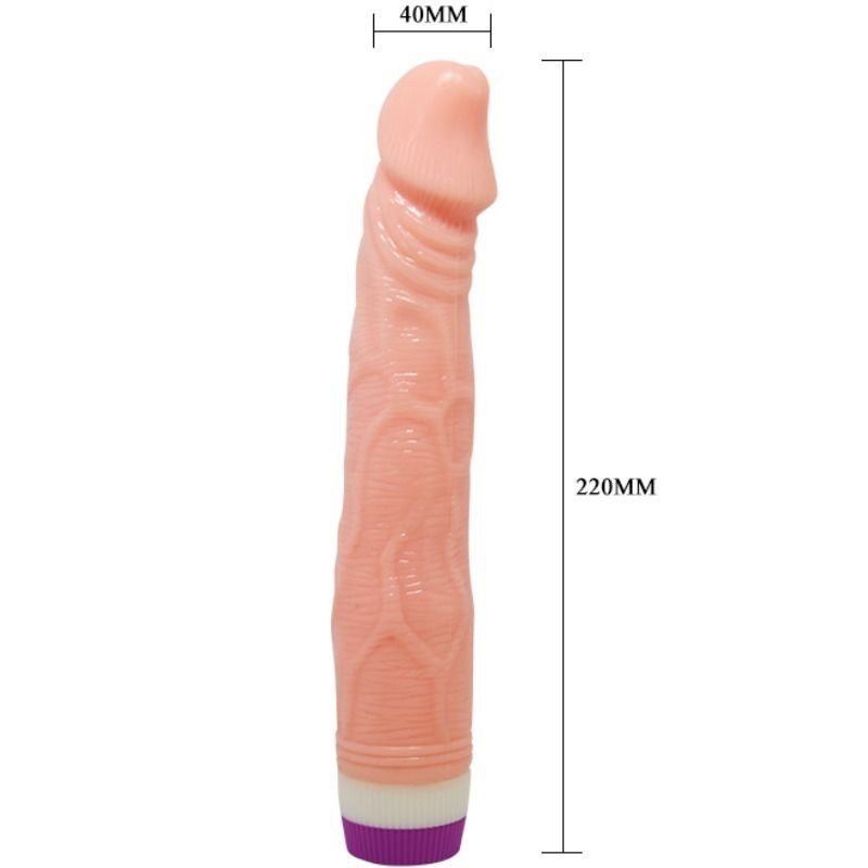 Vibratore Naturale Realistico 22 Cm - BAILE VIBRATORS - Dildo Realistici | erosidea.com
