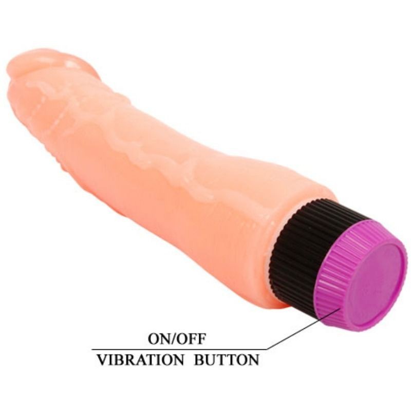 Vibratore Realistico Flessibile Naturale 24 Cm - BAILE VIBRATORS - Dildo Realistici | erosidea.com